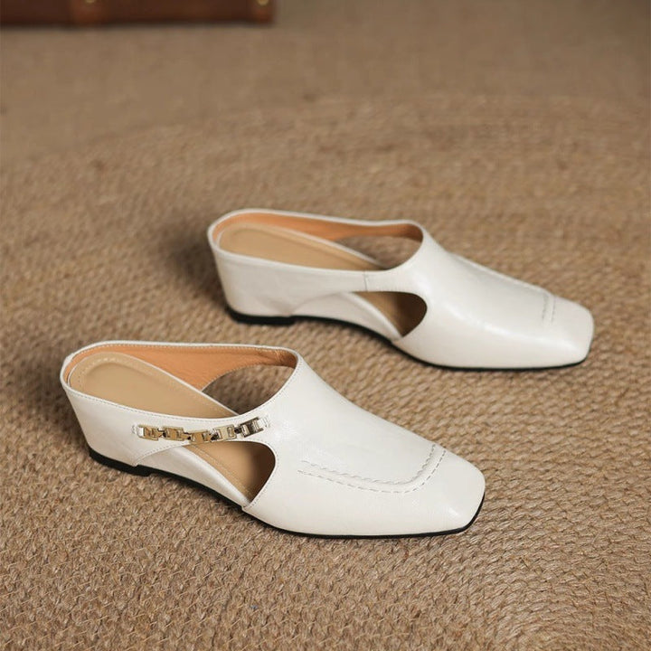 Armelle │ Mules en cuir