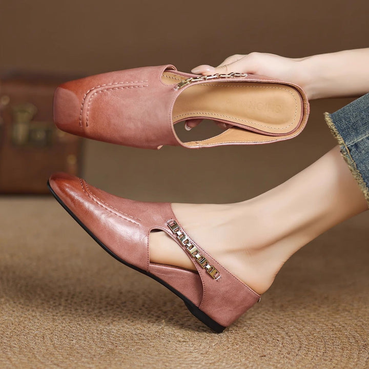 Armelle │ Mules en cuir