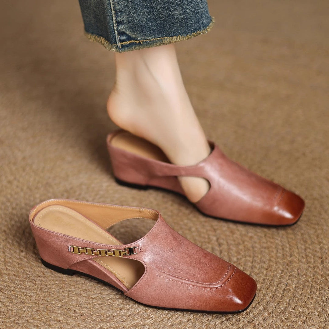 Armelle │ Mules en cuir