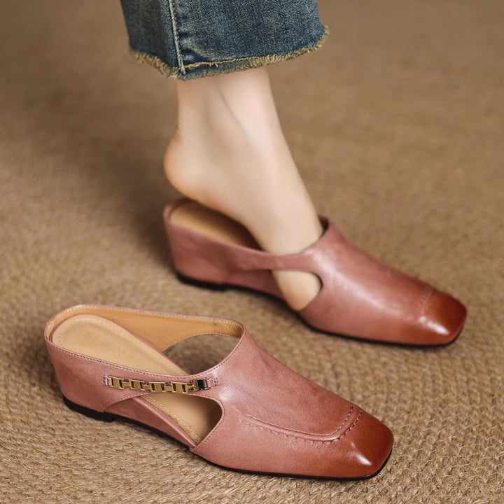 Armelle │ Mules en cuir