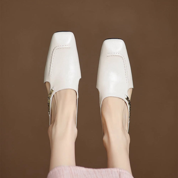 Armelle │ Mules en cuir