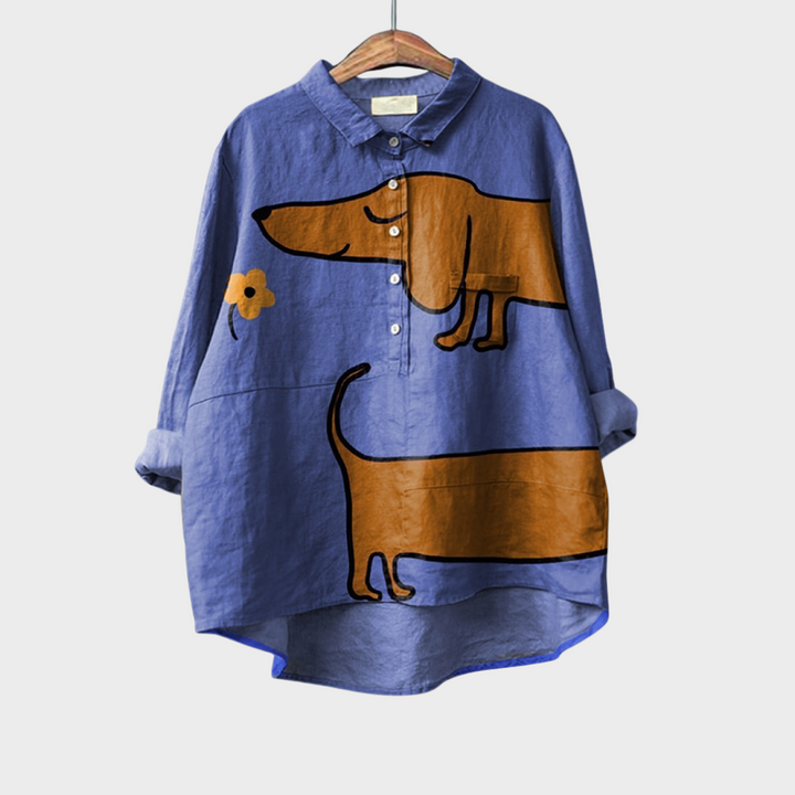 Amélie | Élégante Chemise d'Été en Lin