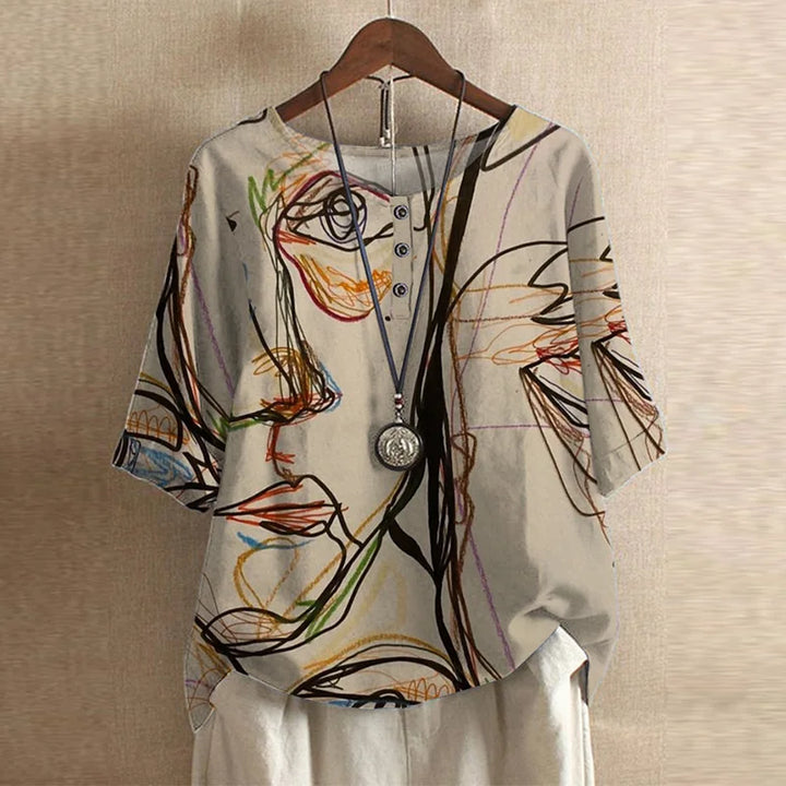 Angélique | Blouse d'inspiration rétro
