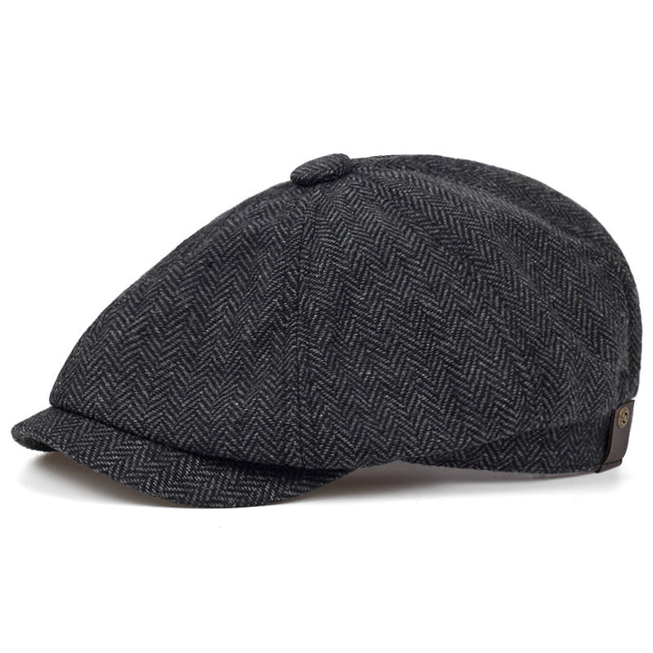 Nestor | Casquette en Laine Herringbone
