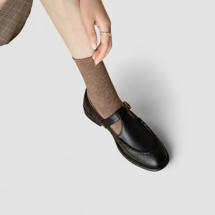 Audrey | CHAUSSURES ORTHOPÉDIQUES MARY JANE À POINTE CARREE