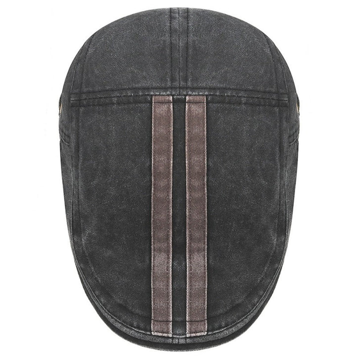 Théo | Casquette en Denim Rayée