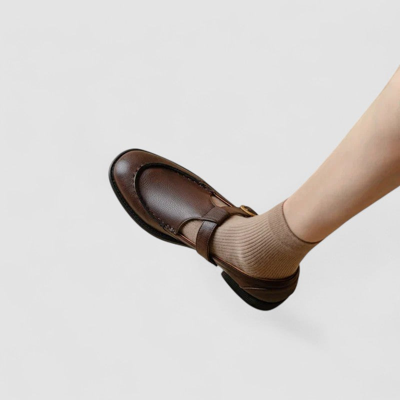 Audrey | CHAUSSURES ORTHOPÉDIQUES MARY JANE À POINTE CARREE