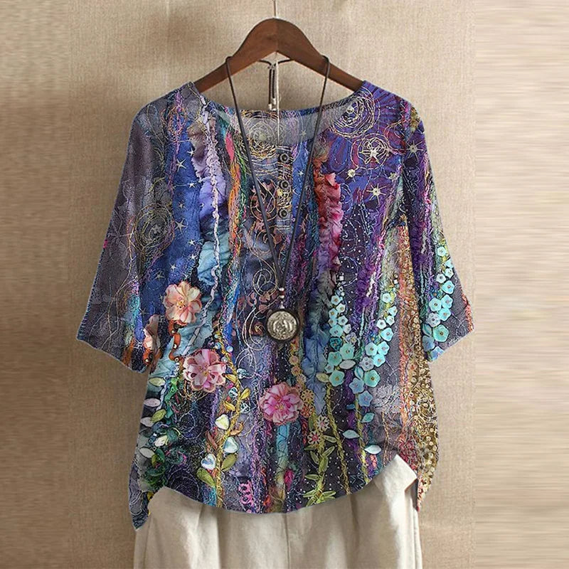Angélique | Blouse d'inspiration rétro