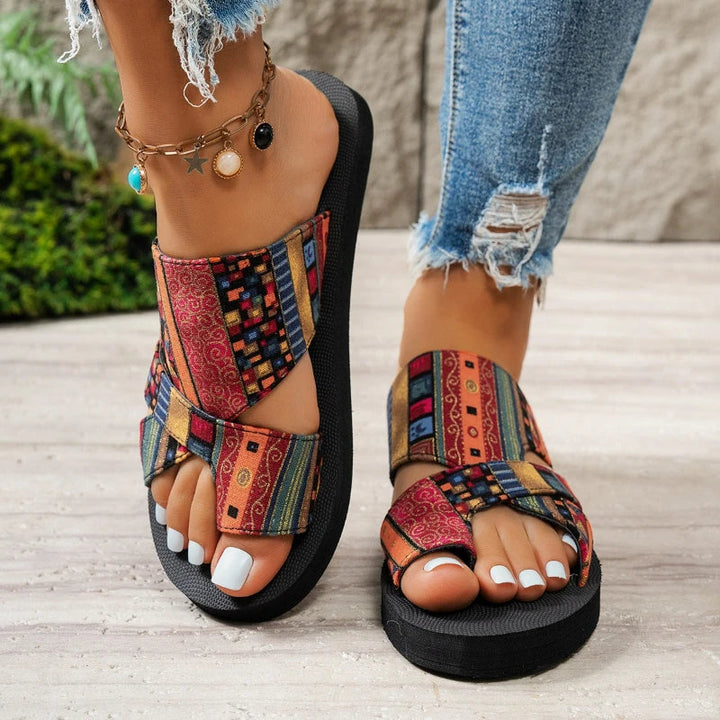 Léandra | Sandales Plateformes Confort & Soutien Quotidien