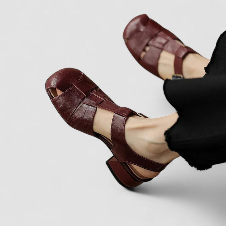 AMELIE |CHAUSSURES ORTHOPÉDIQUES MARY JANE EN VRAI CUIR