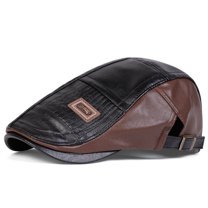 Ilias | Casquette en Cuir Matelassé
