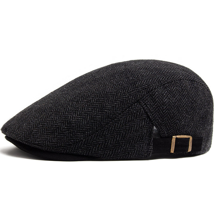 Enzo | Casquette en Laine Herringbone