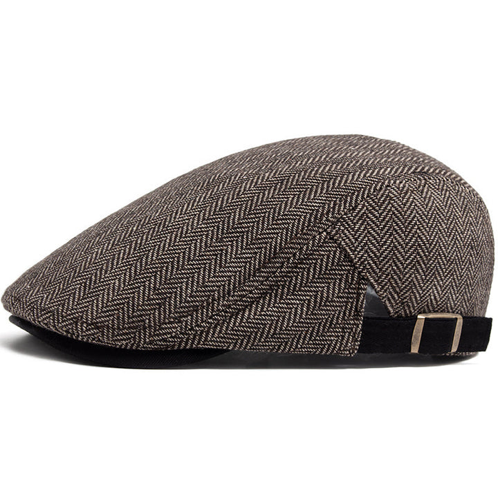 Enzo | Casquette en Laine Herringbone