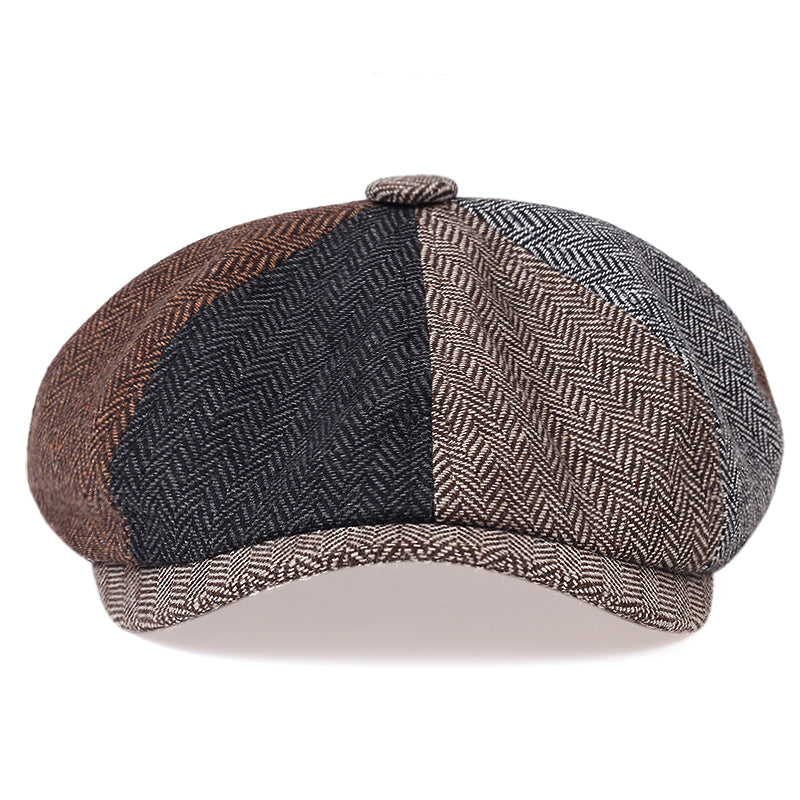 Nestor | Casquette en Laine Herringbone