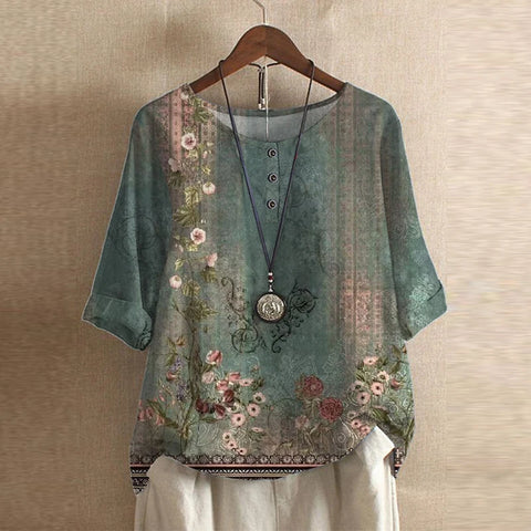 Angélique | Blouse d'inspiration rétro