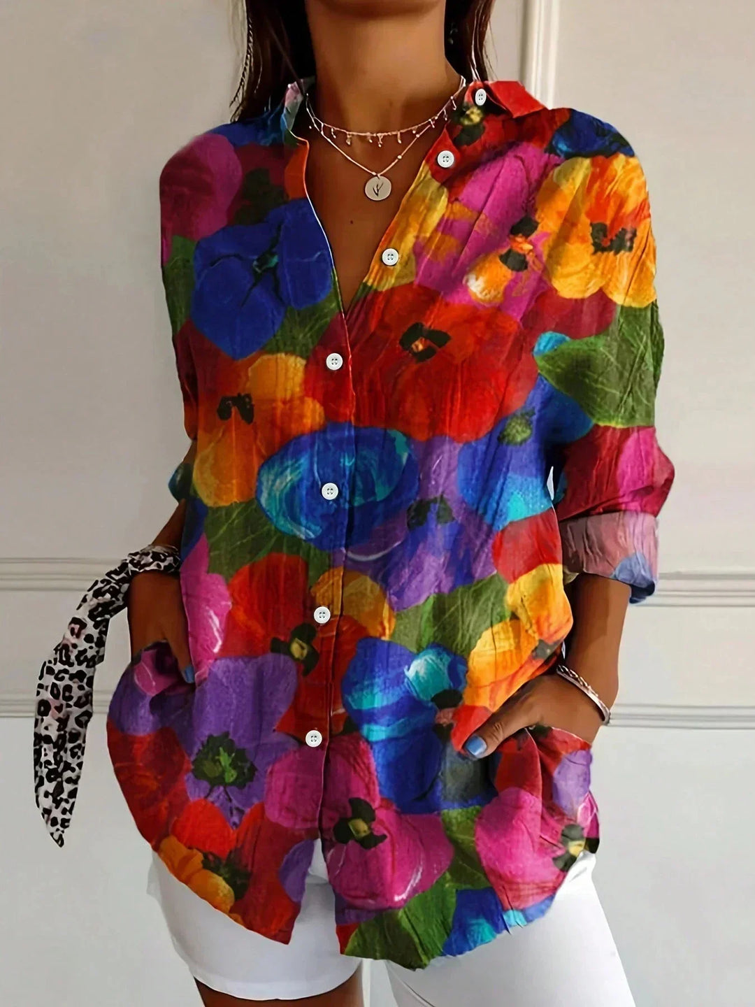 Élianne | Blouse élégante aux couleurs durables