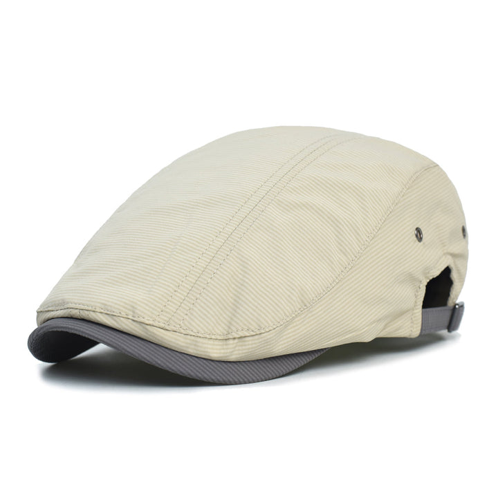 Laurent | Casquette en Coton Rayé