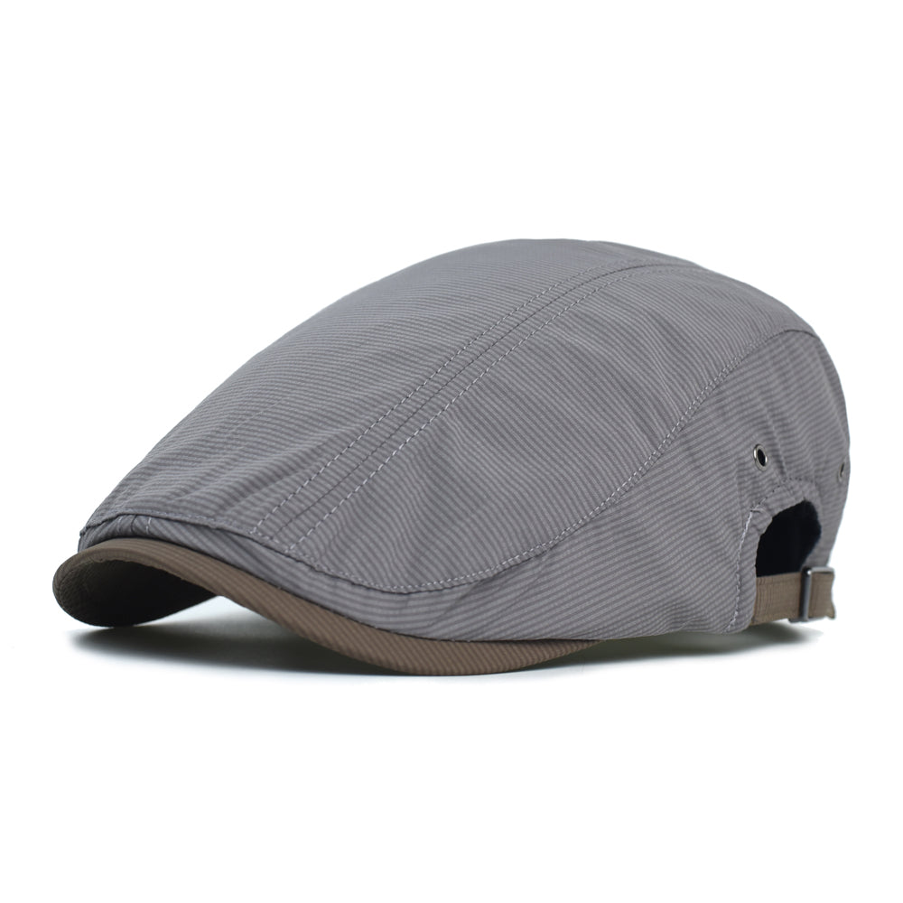 Laurent | Casquette en Coton Rayé