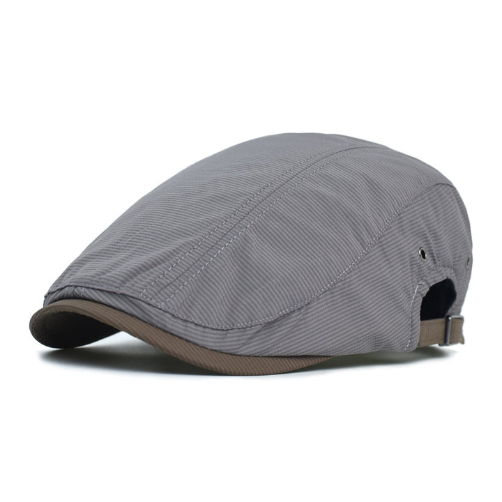 Laurent | Casquette en Coton Rayé
