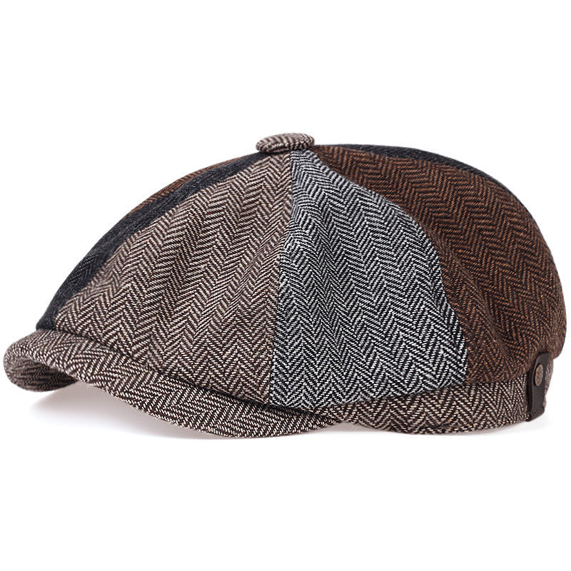 Nestor | Casquette en Laine Herringbone