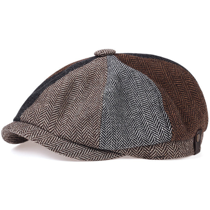 Nestor | Casquette en Laine Herringbone
