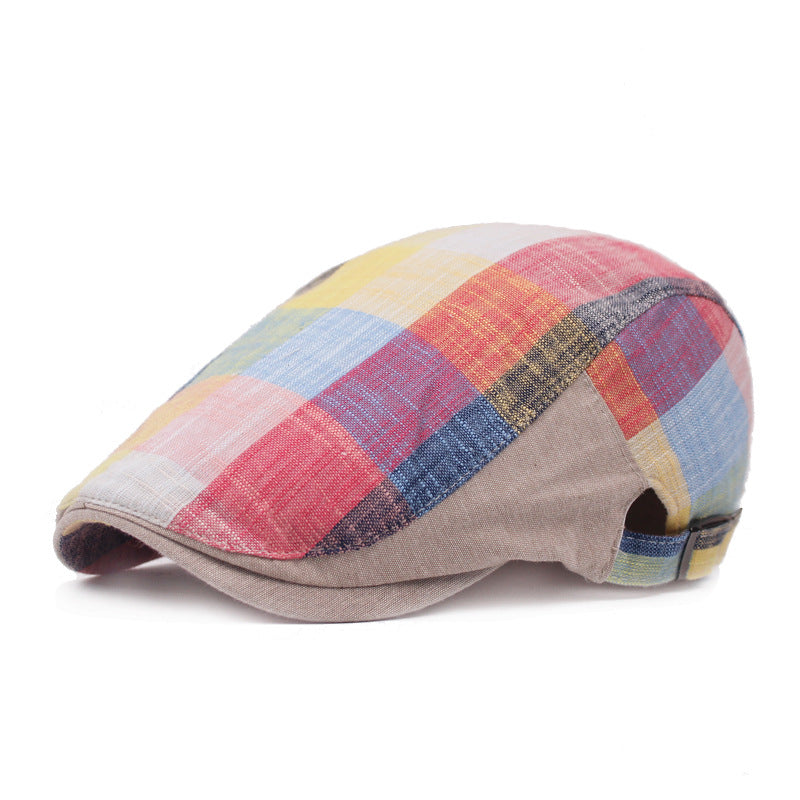 Vincent | Casquette à Carreaux Vintage