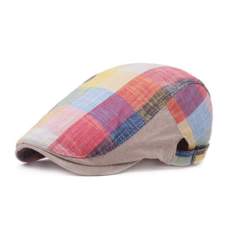 Vincent | Casquette à Carreaux Vintage