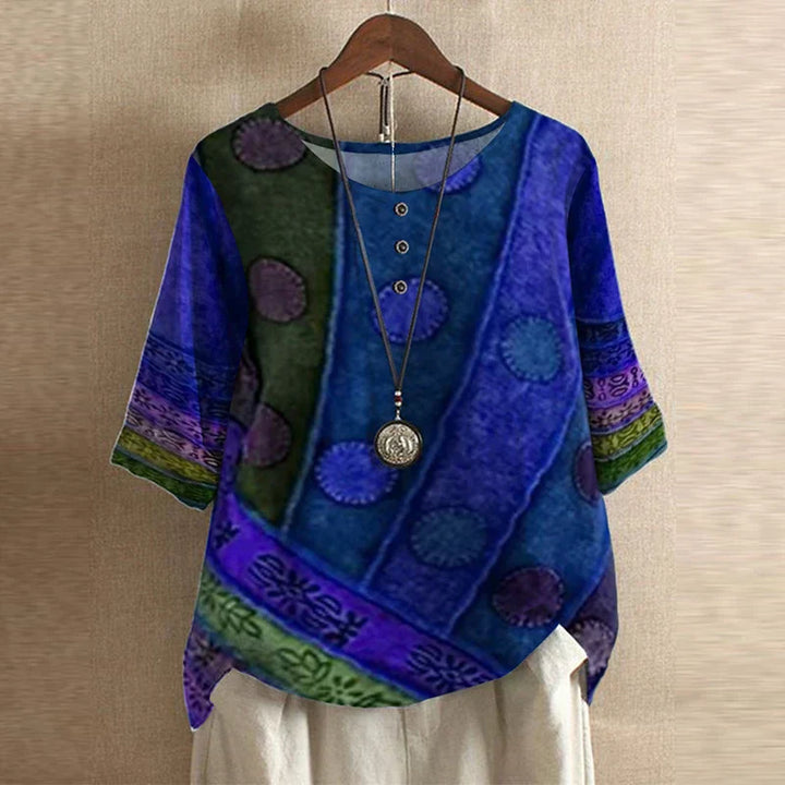 Angélique | Blouse d'inspiration rétro