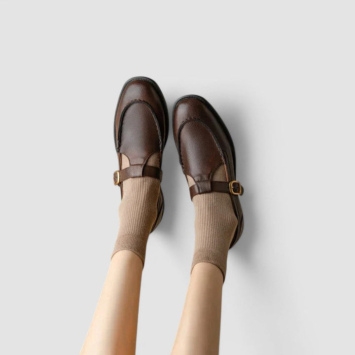 Audrey | CHAUSSURES ORTHOPÉDIQUES MARY JANE À POINTE CARREE