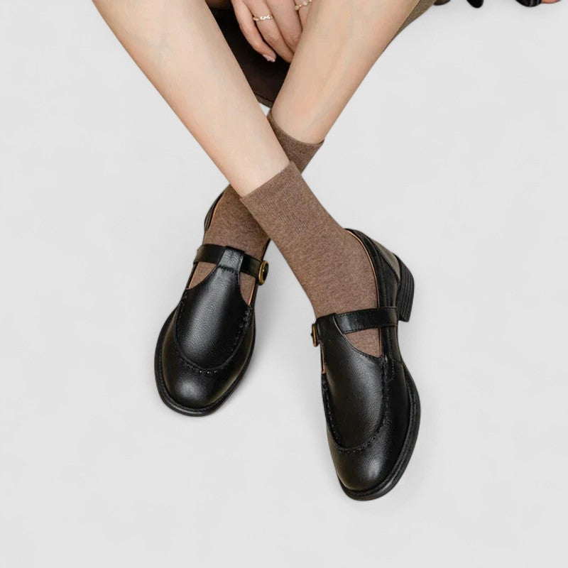 Audrey | CHAUSSURES ORTHOPÉDIQUES MARY JANE À POINTE CARREE