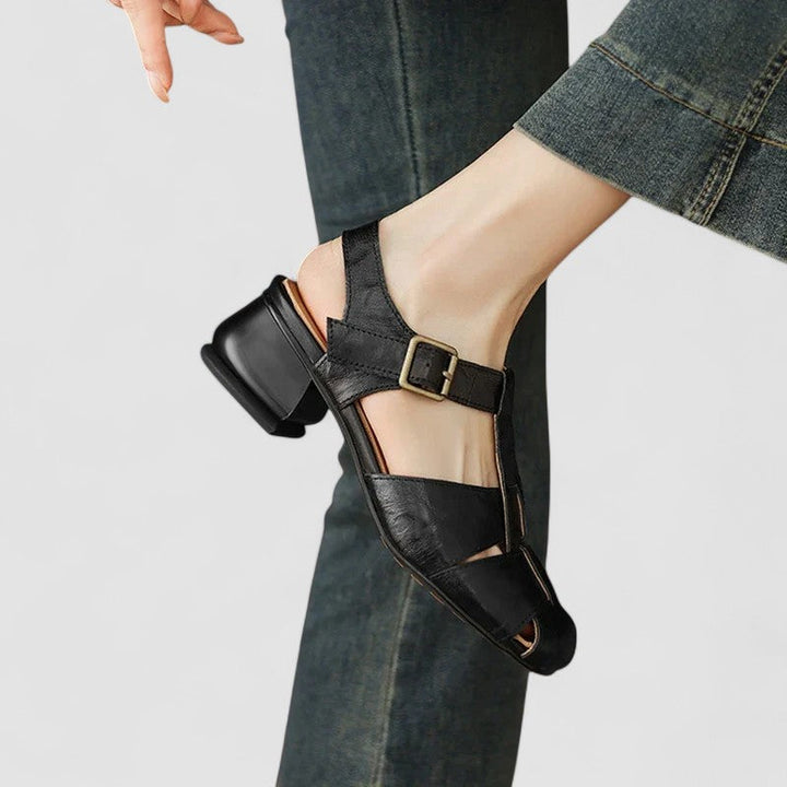 AMELIE |CHAUSSURES ORTHOPÉDIQUES MARY JANE EN VRAI CUIR