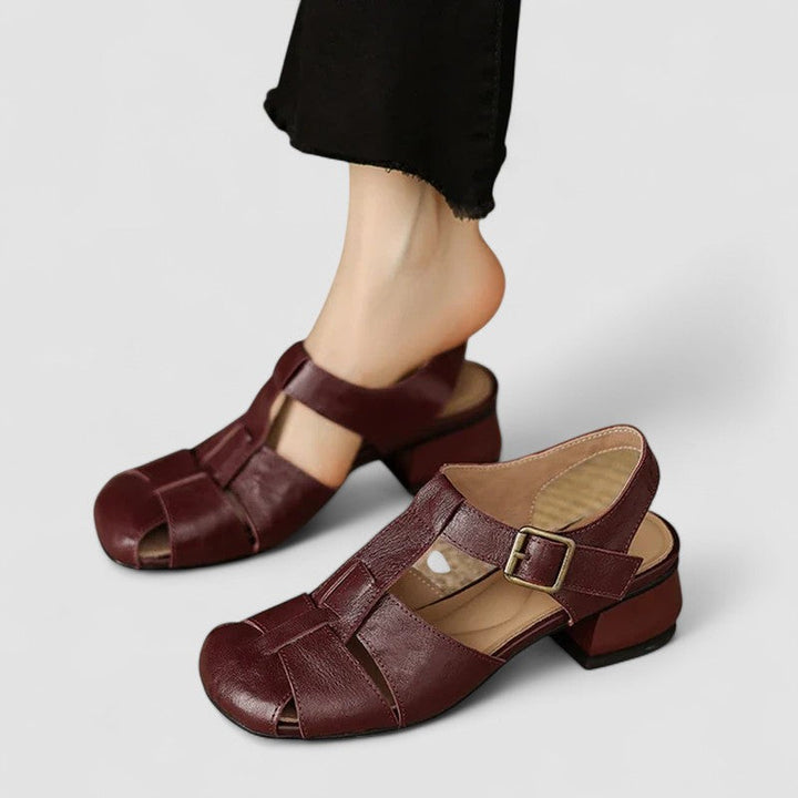 AMELIE |CHAUSSURES ORTHOPÉDIQUES MARY JANE EN VRAI CUIR
