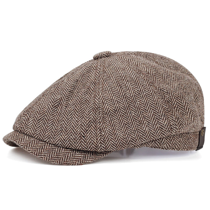 Nestor | Casquette en Laine Herringbone