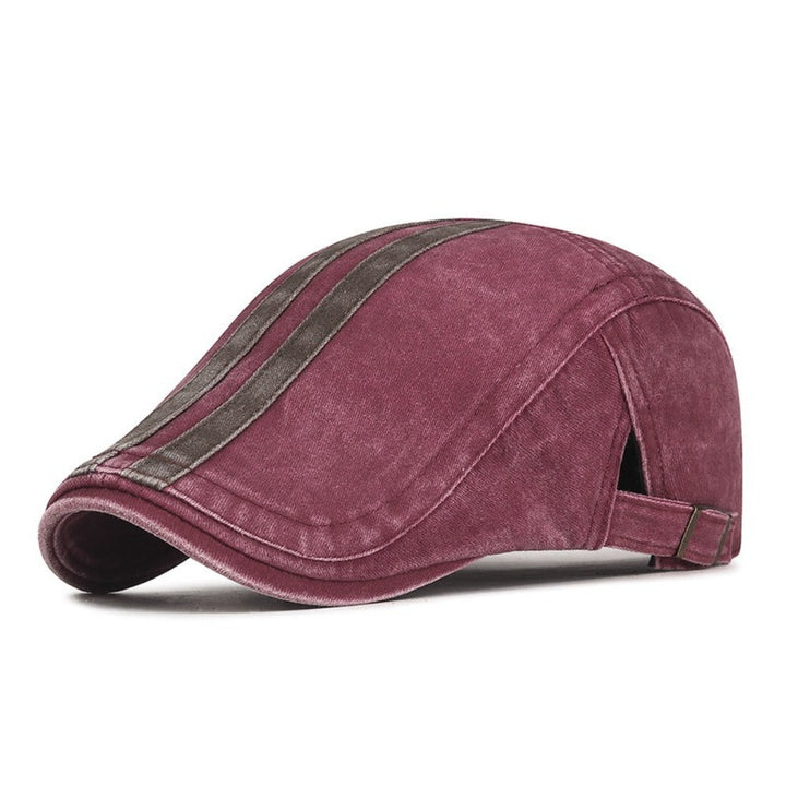 Théo | Casquette en Denim Rayée