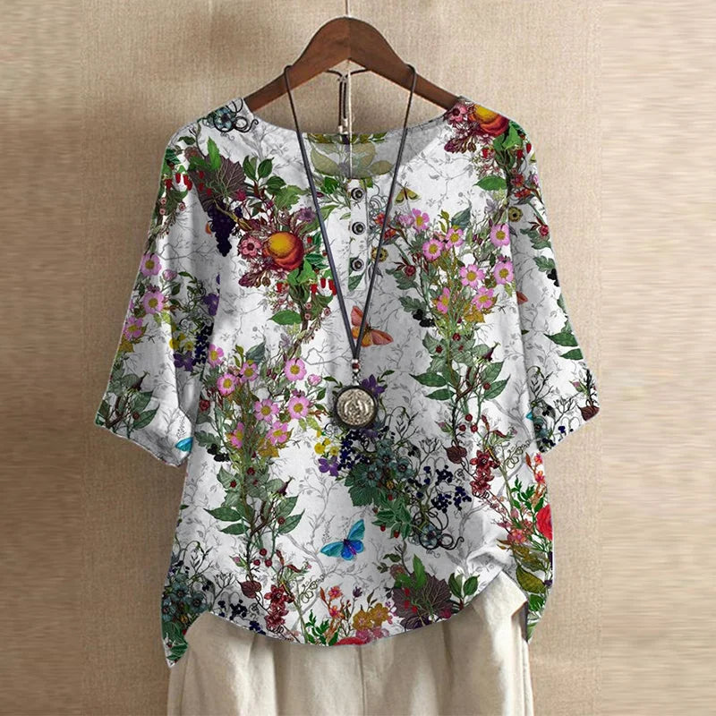 Angélique | Blouse d'inspiration rétro