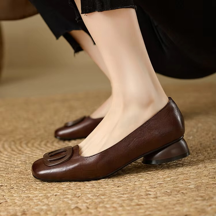 Sancia | Ballerines en cuir élégantes pour femmes
