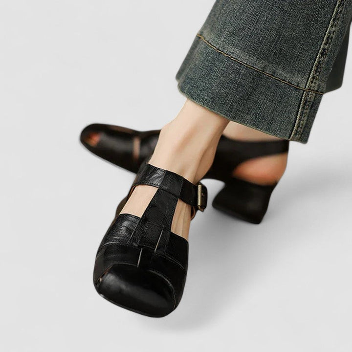 AMELIE |CHAUSSURES ORTHOPÉDIQUES MARY JANE EN VRAI CUIR