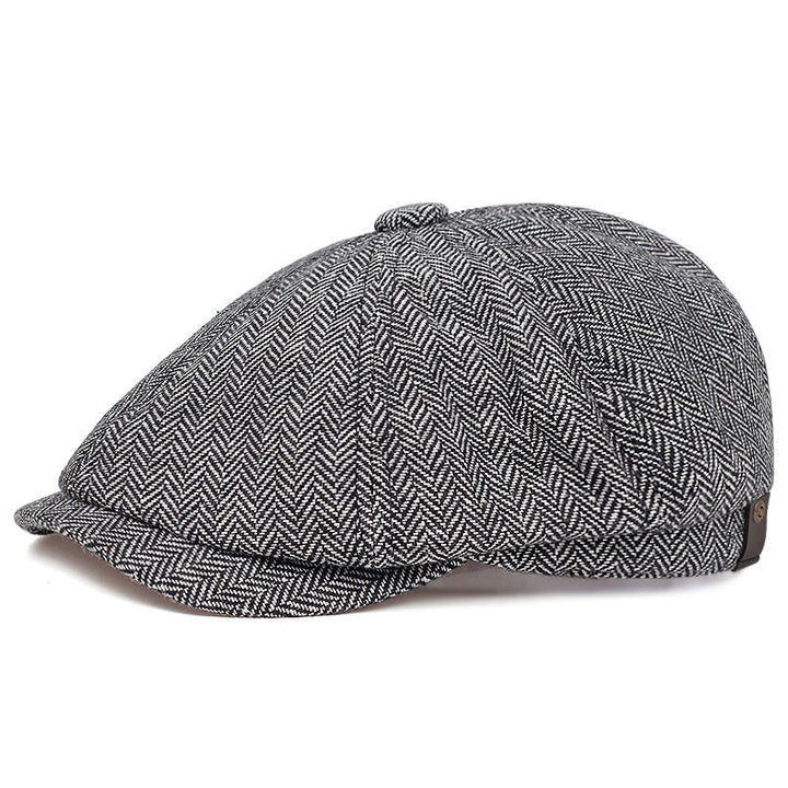 Nestor | Casquette en Laine Herringbone