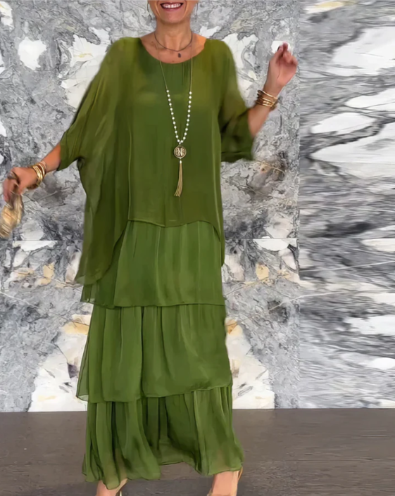 Lucille | Robe Maxi Élegante et Flottante