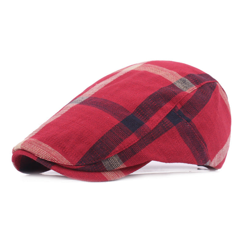 Vincent | Casquette à Carreaux Vintage
