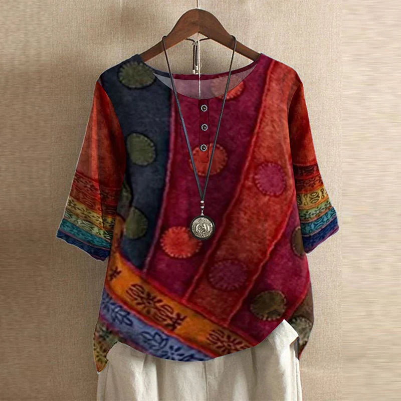 Angélique | Blouse d'inspiration rétro