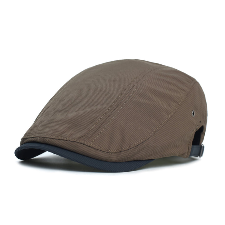 Laurent | Casquette en Coton Rayé