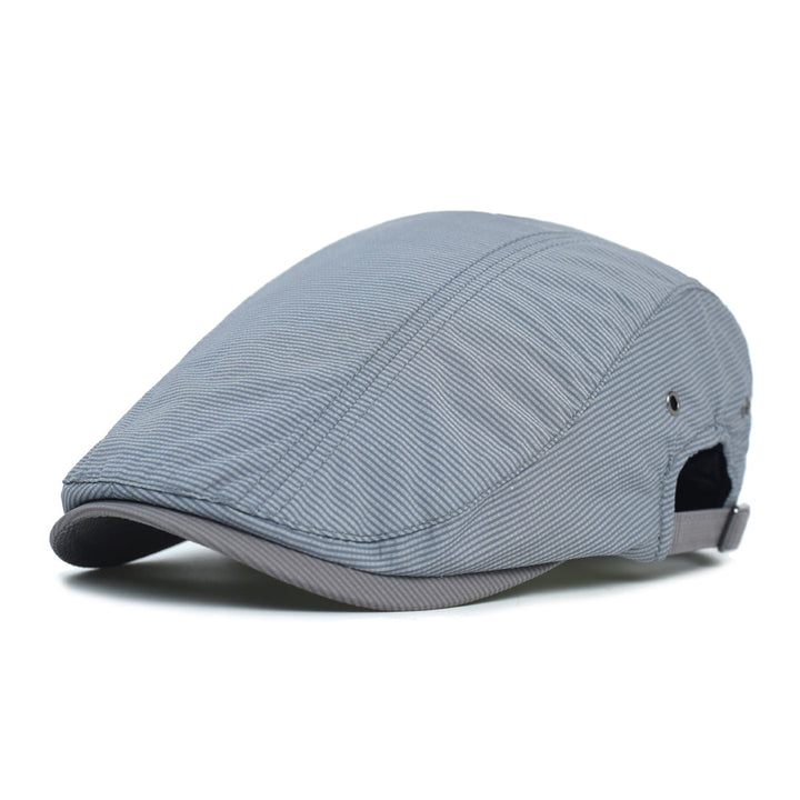 Laurent | Casquette en Coton Rayé