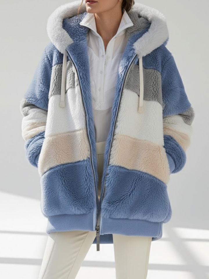 Aléana | La veste d’hiver élégante et chaude avec capuche et fermeture éclair