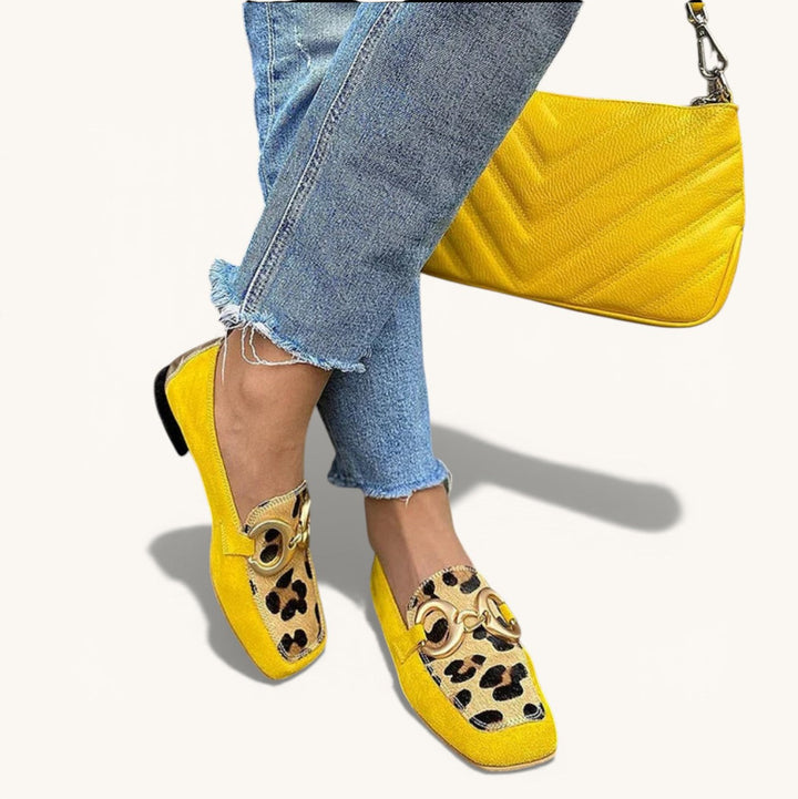 Scarlett | Mocassin avec imprimé animal