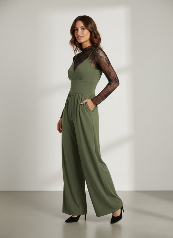 Solène | Ensemble combinaison élégant dentelle moderne