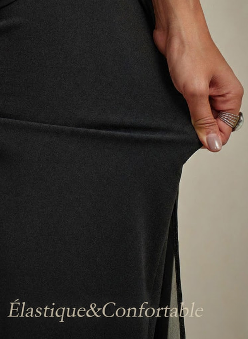 Delphine | Pantalon large fluide élégant aérien
