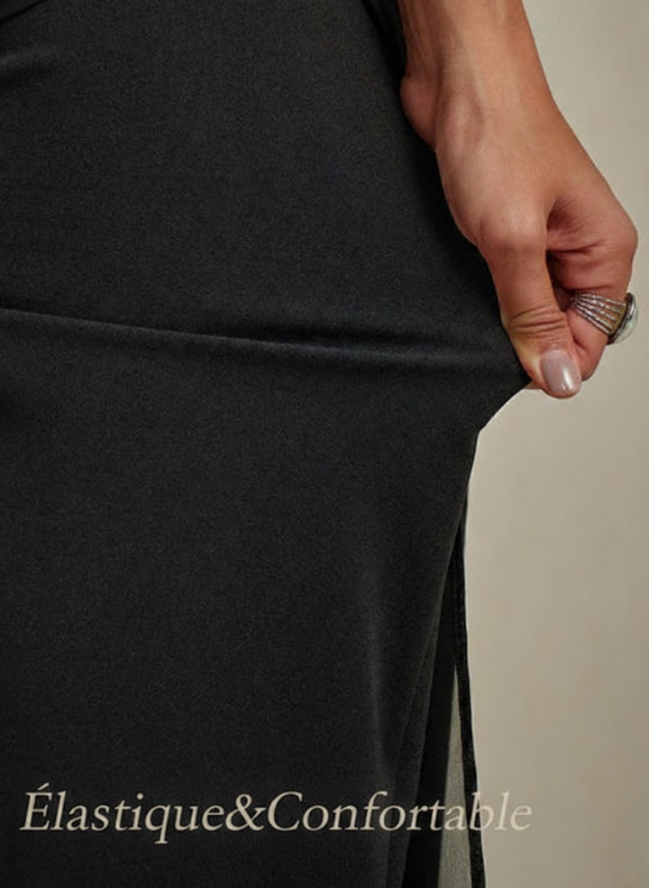 Delphine | Pantalon large fluide élégant aérien