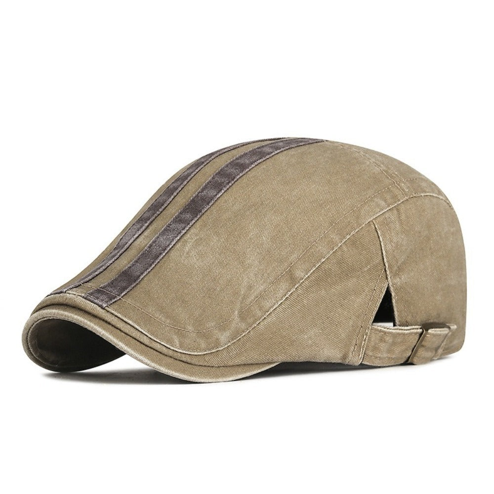 Théo | Casquette en Denim Rayée