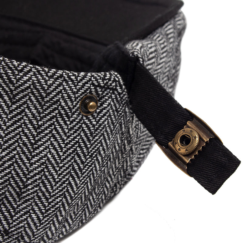 Enzo | Casquette en Laine Herringbone